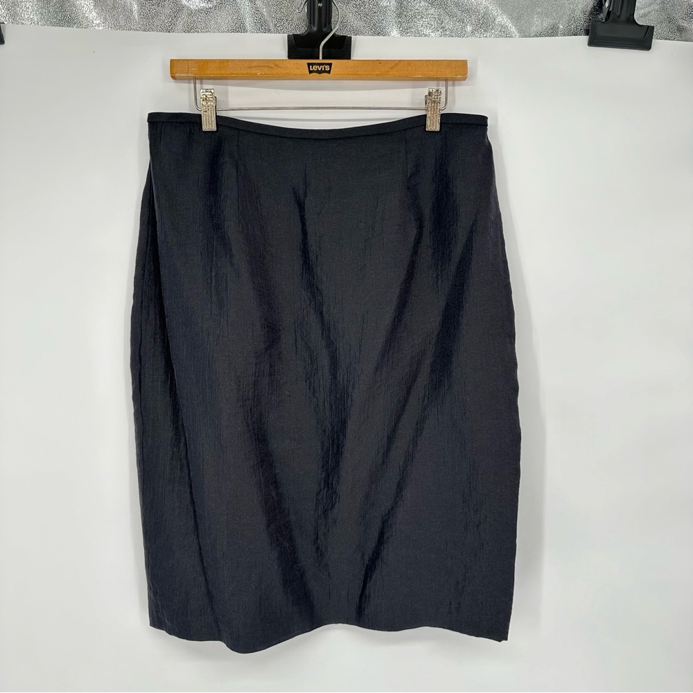 Adrianna Papell Black Pencil Skirt
